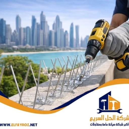 تركيب اشواك طرد الحمام في دبي