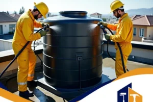 تنظيف خزانات المياه في القصيص