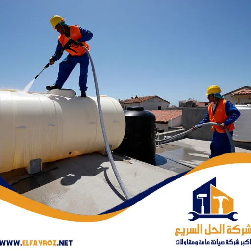 تنظيف خزانات المياه في دبي مارينا